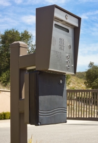 gate intercom keypad